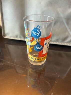 Big Baby Huey Cartoon Collectible Glass - Pepsi 1970s
